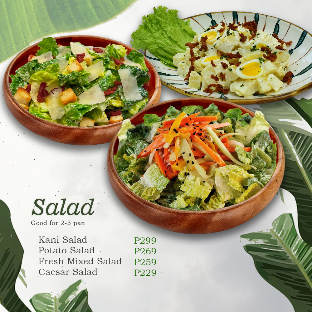 menu web siteSalad