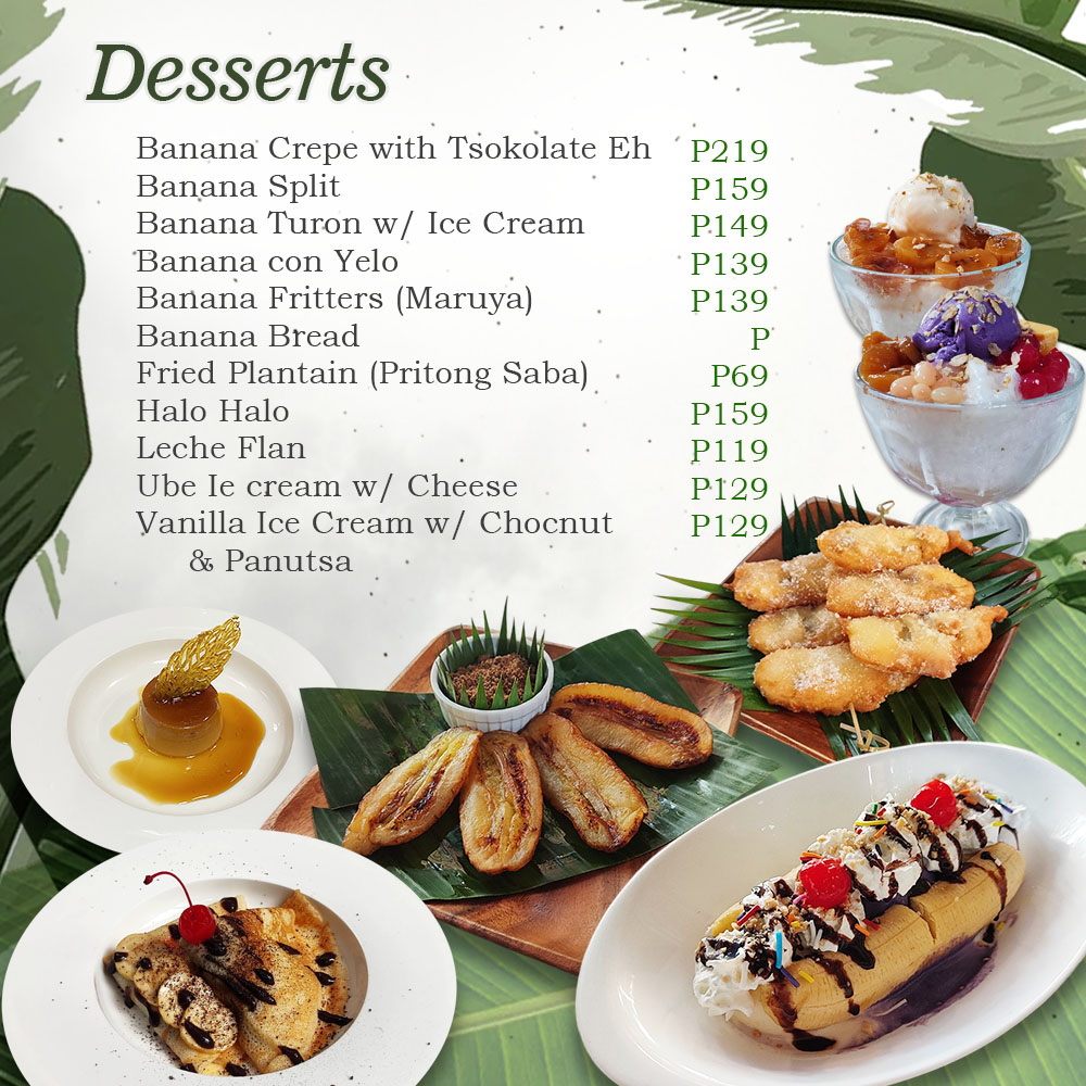 menu web sitedesserts