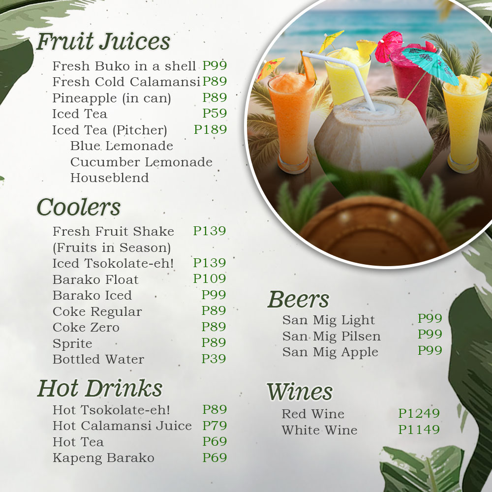 menu web sitedrinks & Beverages