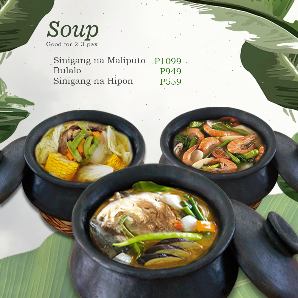 menu web sitesoup